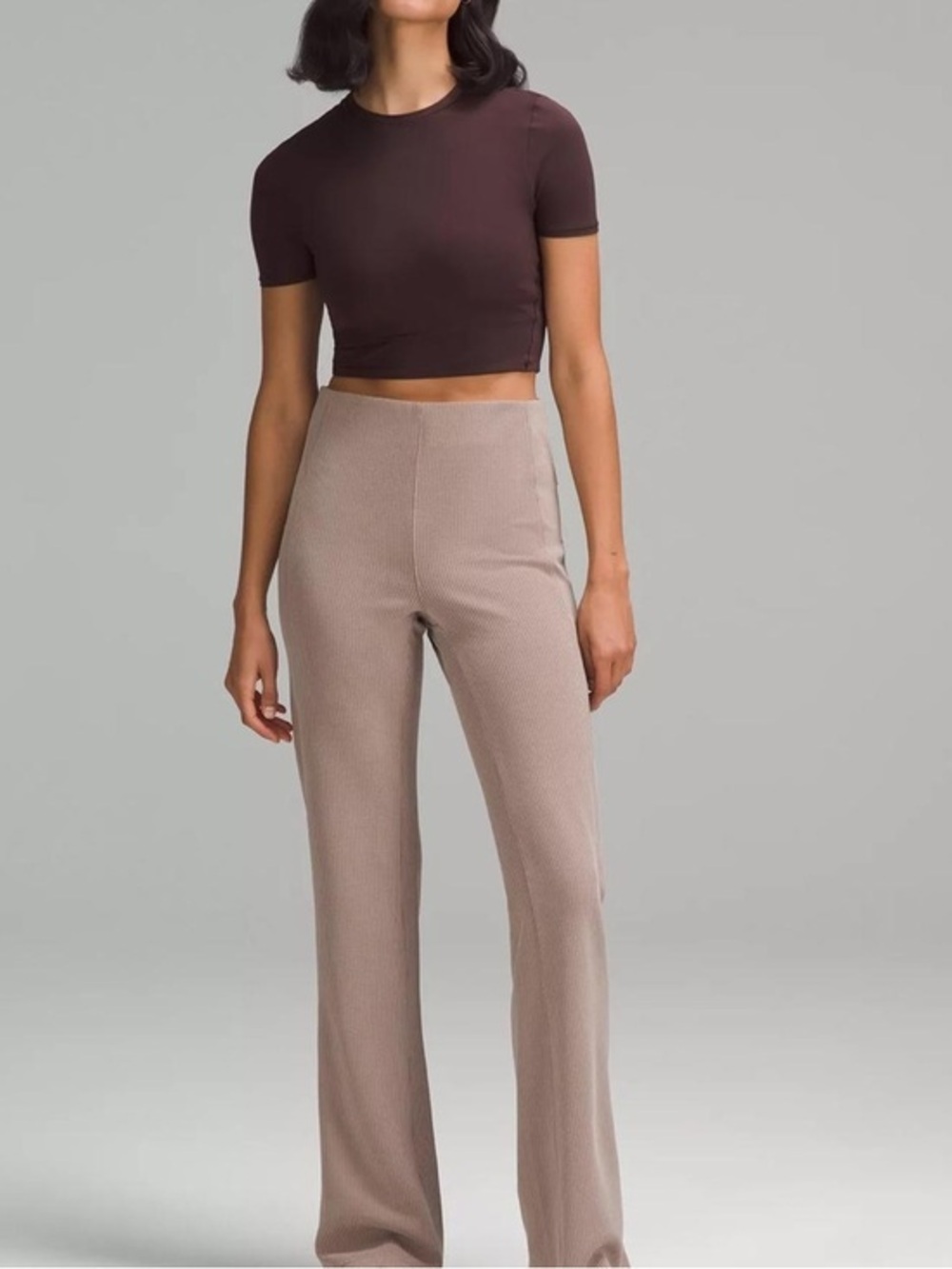 Lululemon Ribbed Softstreme Flared Pant